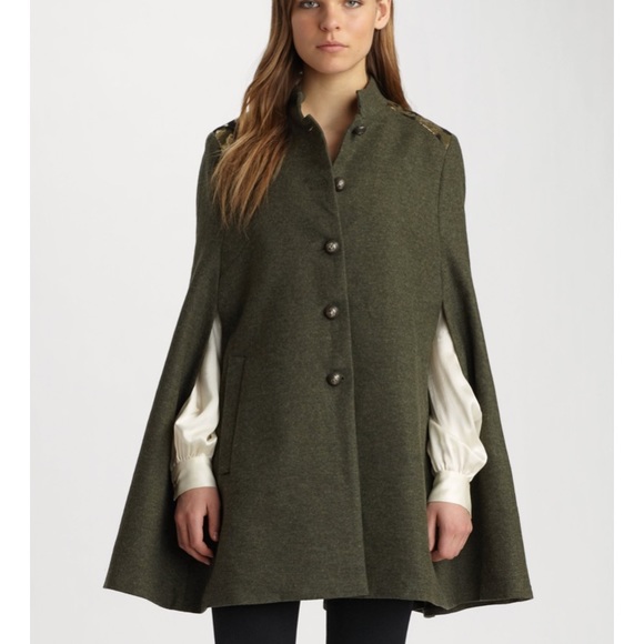 Gryphon Green Cape Jacket